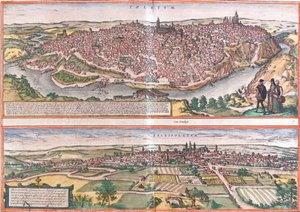 Ansichten von Toledo und Valladolid, Spanien von Franz Hogenberg