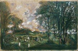 Der alte Judenfriedhof in Lublin von Franz Hohenberger
