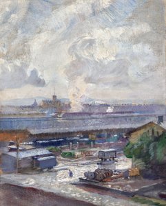 Kohlenbahnhof der Nordbahn von Franz Hohenberger