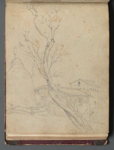 Album mit Ansichten von Rom und Umgebung, Landschaftsstudien, Seite 37b: Römische Landschaft