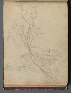 Album mit Ansichten von Rom und Umgebung, Landschaftsstudien, Seite 37b: Römische Landschaft