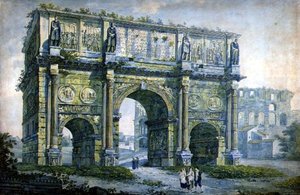 Triumphbogen des Konstantin, Rom von Franz Kaisermaan