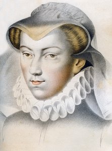 Louise de Lorraine-Vaudémont 1553-1601, 16. Jahrhundert 1849 von Franz Kellerhoven