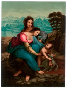 Die Jungfrau und das Kind mit der heiligen Anna, ca. 1510 von Franz Kellerhoven