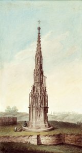 Die Gedenksäule bei Wiener Neustadt von Franz Kletzinsky