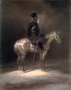 Kosake zu Pferd, 1837 von Franz Krüger