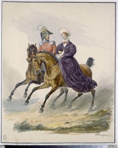 Kaiser Nikolaus I. und Kaiserin Alexandra Fjodorowna