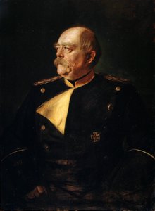 Porträt von Kanzler Otto von Bismarck in Uniform