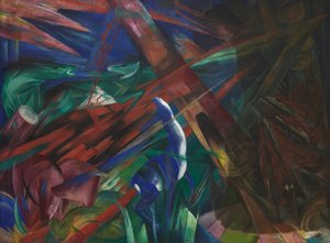 Tierische Schicksale Die Bäume zeigten ihre Ringe, die Tiere ihre Adern von Franz Marc