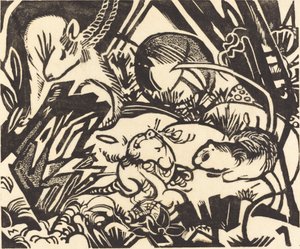 Tierlegende von Franz Marc