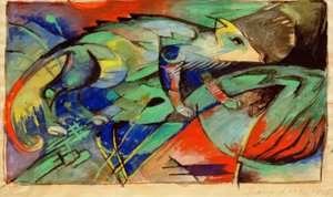 Chamäleon von Franz Marc