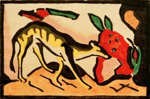 Fabeltier von Franz Marc