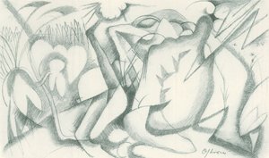 Franz Marc - Skizzenbuch aus dem Felde - Blatt 19