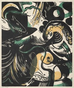 Genesis II von Franz Marc