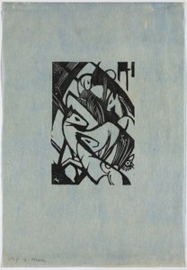 Springende Pferdchen von Franz Marc