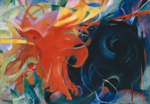 Kämpfende Formen von Franz Marc