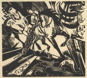 Die Reitschule von Franz Marc