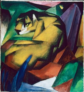 Der Tiger, 1912 von Franz Marc