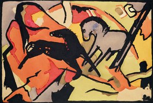 Zwei Pferde, 1911-12