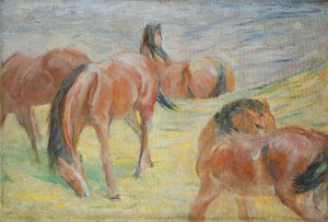 Weidende Pferde I