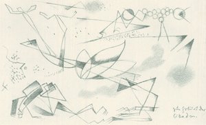 Zur Geburt der Zikaden von Franz Marc