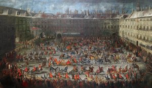 Schlittenfahrt des Kaiserhofes von Franz Michael Augustin von Purgau