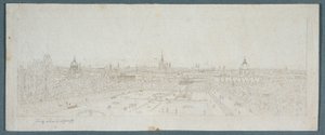 Blick auf Wien vom Schloss Belvedere von Franz Schmied