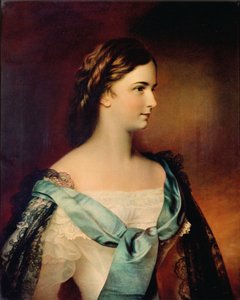 Porträt von Kaiserin Elisabeth von Österreich von Franz Schrotzberg