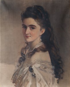 Sidonie Schrotzberg, geb. Stohl, die zweite Gattin des Künstlers