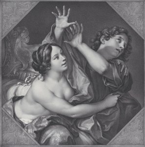 Joseph und Potiphars Frau von Franz Seraph Hanfstaengl