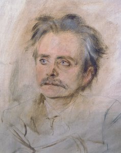 Porträt von Edvard Grieg