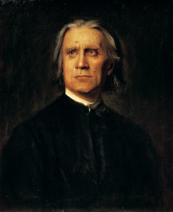 Porträt des ungarischen Komponisten und Pianisten Franz Liszt