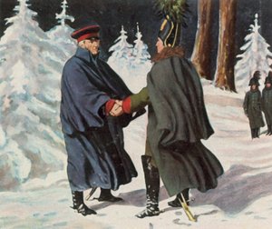 Verhandlungen zwischen Yorck und dem russischen General Diebitsch, 25. Dezember 1812