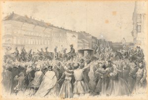 Prozession von Alexander II., 1862 von Franz Teichel
