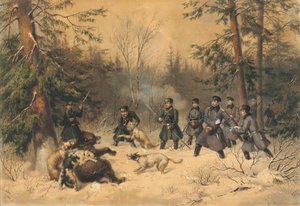 Die Bärenjagd von Zar Alexander II.