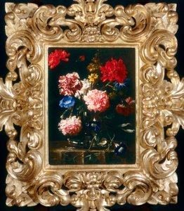 Stillleben mit Blumen in einer Glasvase von Franz Werner Tamm