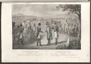 Treffen von Kaiser Franz I. mit Kaiser Nikolaus I. von Russland von Franz Wolf