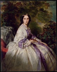 Porträt der Gräfin Maria Iwanowna Lamsdorf, geb. Beck, 1859 von Franz Xaver Winterhalter