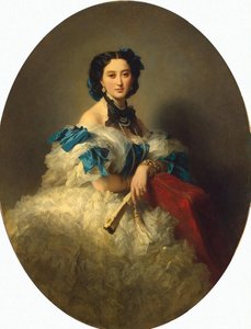 Porträt der Gräfin Varvara Musina-Pushkina, nach 1857 von Franz Xaver Winterhalter