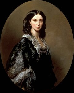Porträt der Herzogin Elizaveta Alexandrovna Baryatinskaya, geborene Prinzessin Chernysheva 1826-1902, 1858 von Franz Xaver Winterhalter