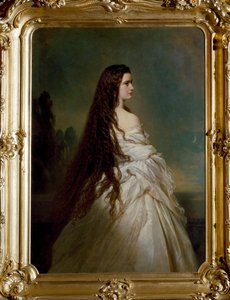 Porträt von Elisabeth von Wittelsbach (1837-1898) (Sissi), Kaiserin von Österreich und Königin von Ungarn von Franz Xaver Winterhalter