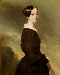 Porträt von Françoise Caroline de Bourbon Bragance, Prinzessin von Joinville von Franz Xaver Winterhalter