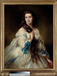Porträt von Madame Barbe von Rimsky-Korsakow (1833-1878)