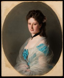 Porträt von Olga von Grunelius von Franz Xaver Winterhalter