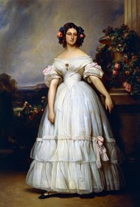 Porträt von Prinzessin Clementine von Orléans von Franz Xaver Winterhalter