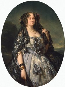 Porträt von Prinzessin Sophia Radziwill, 1864 von Franz Xaver Winterhalter