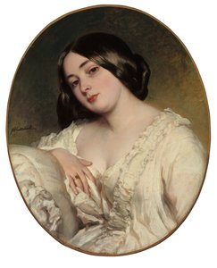 Porträt einer Dame von Franz Xaver Winterhalter