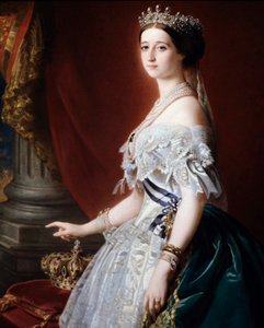 Porträt der Kaiserin von Frankreich Eugenie (Eugenia de Montijo) von Franz Xaver Winterhalter