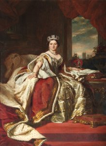 Königin Victoria, kopiert von John Hanson Walker RA, 1879 von Franz Xaver Winterhalter