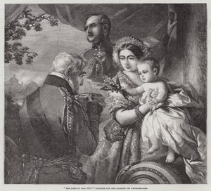 Der Erste Mai, 1851, gemalt für Ihre Majestät von Franz Xaver Winterhalter